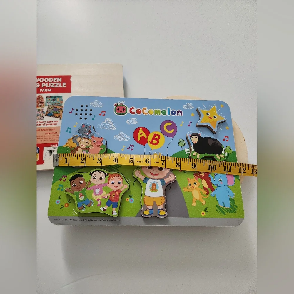 Melissa & Doug, Cocomelon, Clock Baby Toddler Puzzle Bundle - 3 Puzzles‎